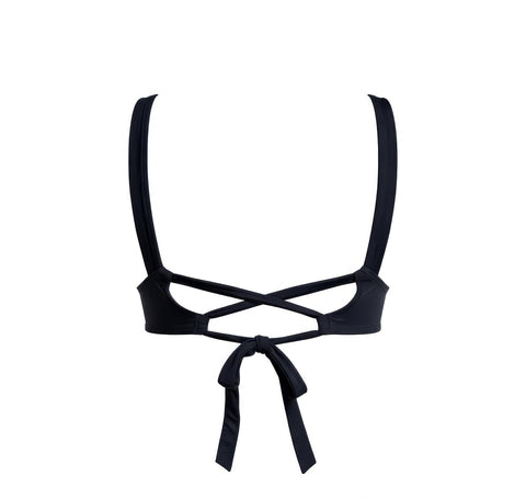 Zhara Triangle Top - Black Licorice