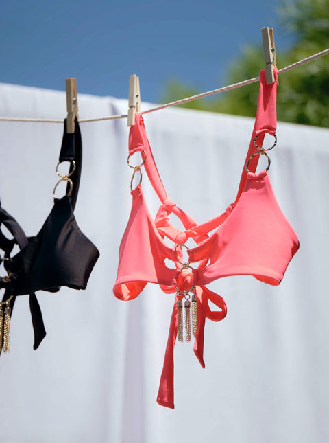 Miami Bralette Top - Black Licorice