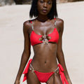 Cara Bralette Top - Chili Pepper